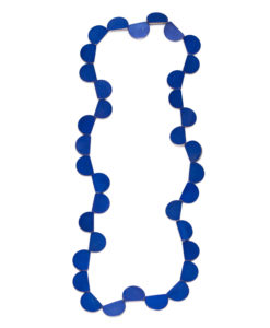 Kyokya dřevěný náhrdelník “Coline” modrý K031